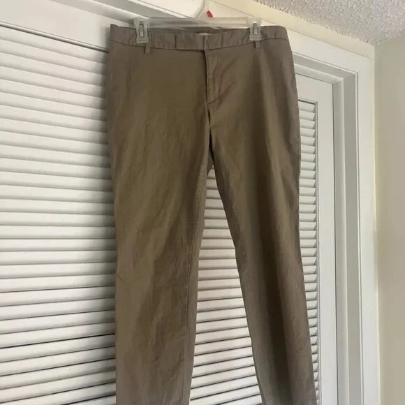 NWT - Gap Women's 16R Pants Khaki Tan Stretch Virgin Wool Casual Office - Picture 1 of 3
